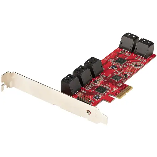 StarTech.com Tarjeta PCIe Controladora SATA de 10 Puertos - Tarjeta de Expansión