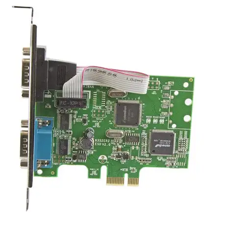 StarTech.com Tarjeta Serie PCI Express de 2 Puertos DB9 RS232 con UART 16C1050 - A