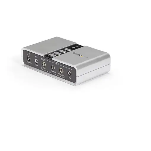 StarTech.com Tarjeta de Sonido 7,1 USB Externa Adaptador Conversor puerto