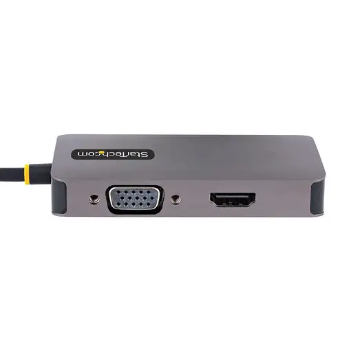 StarTech.com Adaptador de Vídeo USB C, Adaptador USB Tipo C a HDMI VGA DVI hasta 4