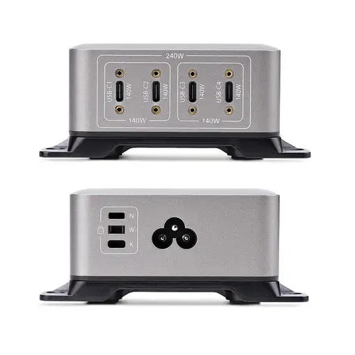 StarTech.com Cargador USB-C de 4 Puertos - Cargador USB Tipo C