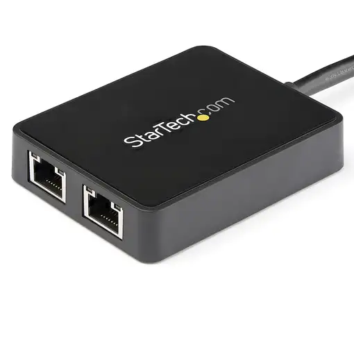 StarTech.com Adaptador Tarjeta de Red NIC Externa USB 3.0 2 Puertos Gigabit