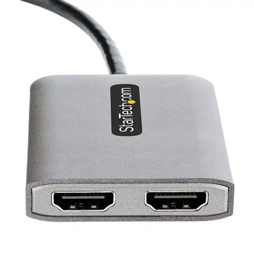 StarTech.com Adaptador USB-C a HDMI Doble - Hub MST USB Tipo C - Divisor Extensor