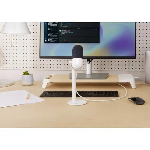 Elgato Wave Neo Blanco Micrófono de superficie para mesa