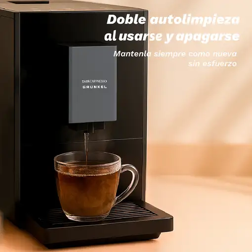 Cafetera superautomática con 20 bares DARKCAFPRESSO GRUNKEL