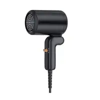 Secador de pelo de viaje negro, 400 W, plegable, BLACKPEARL GRUNKEL