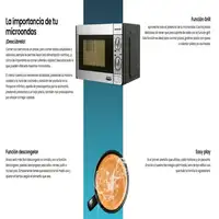 Infiniton MW-1115 Acero inoxidable Encimera 20 L 700 W