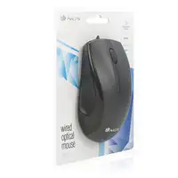 NGS Black Mist ratón Oficina mano derecha USB tipo A Óptico 800 DPI