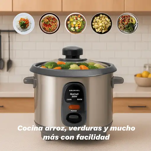 Arrocera eléctrica 1,8 L, 700 W, RC-18L GRUNKEL