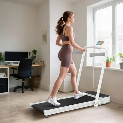 Cinta de Correr Plegable Inclinado con 2.5HP 0-12 KM/H Pantalla LED SPORTNOW