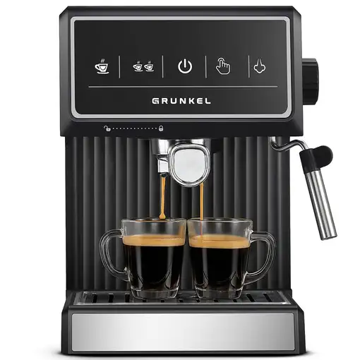 Cafetera espresso 20 bares, 850W, pantalla táctil, CAFPRESSO-20PULSE GRUNKEL Cafetera espresso 20 bares, 850W, pantalla táctil, CAFPRESSO-20PULSE GRUNKEL