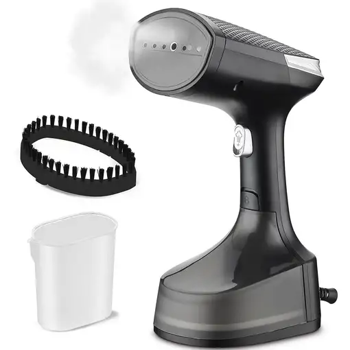 Plancha de vapor vertical negra, 1600 W, 310 ml, PV-1600GSO GRUNKEL