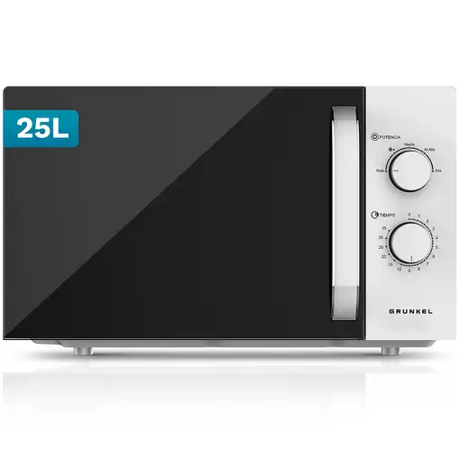 Microondas sin grill blanco, 25L, 850 W, MW-25EASY GRUNKEL