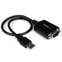 StarTech.com Cable Profesional de 0,3m USB a Puerto Serie Serial RS232 DB9