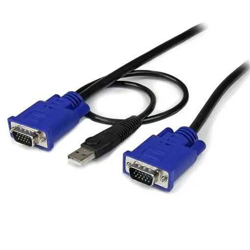 StarTech.com Cable KVM de 3m Ultra Delgado Todo en Uno VGA USB HD15 - 10ft