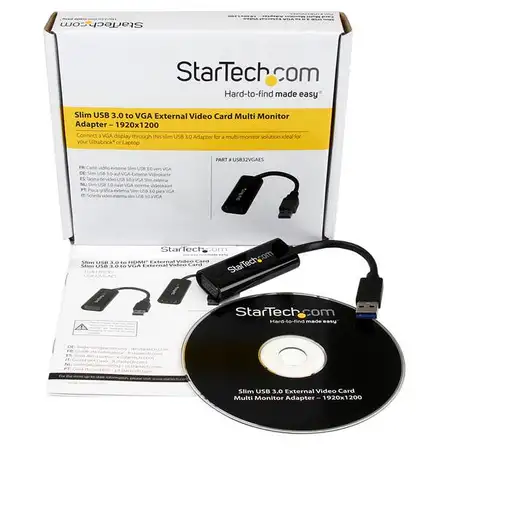 StarTech.com Adaptador Gráfico Conversor USB 3.0 a VGA - Cable Convertidor Compact