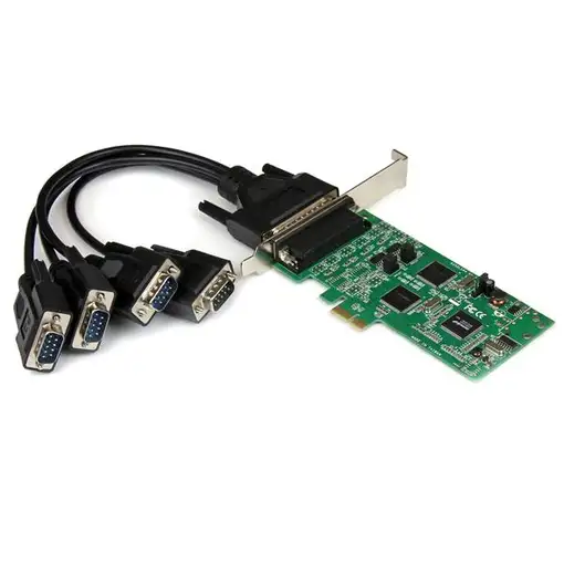 StarTech.com Tarjeta Adaptadora PCI Express PCIe de 4 Puertos Serie Serial Combo R