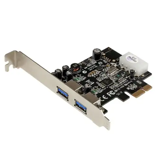 StarTech.com Adaptador Tarjeta Controladora PCI Express PCI-E 2 Puertos USB 3.0