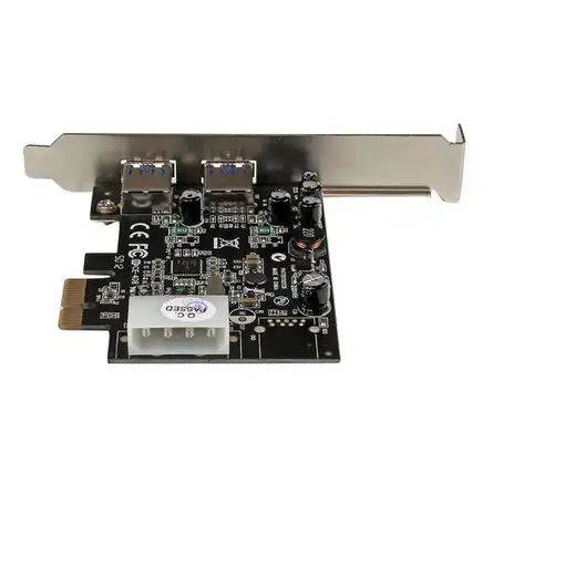 StarTech.com Adaptador Tarjeta Controladora PCI Express PCI-E 2 Puertos USB 3.0