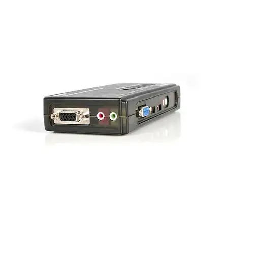 StarTech.com Juego de Conmutador Switch KVM 4 Puertos Vídeo VGA USB 2.0 con Cables