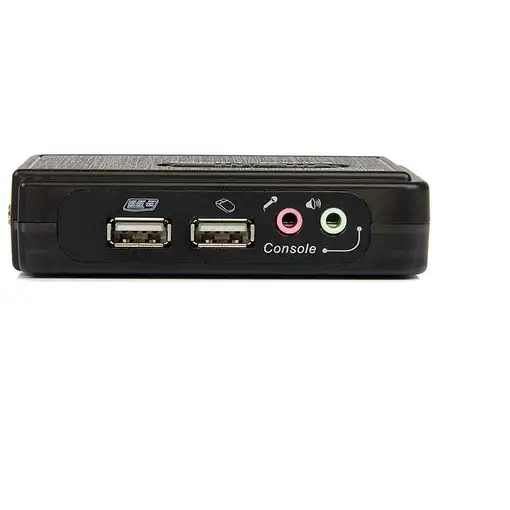 StarTech.com Juego de Conmutador KVM de 2 puertos con todo incluido - USB - Audio