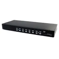 StarTech.com Conmutador Switch KVM 8 Puertos de Vídeo VGA HD15 USB 2.0 USB A