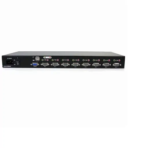 StarTech.com Conmutador Switch KVM 8 Puertos de Vídeo VGA HD15 USB 2.0 USB A