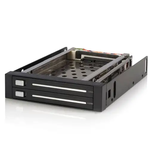 StarTech.com Rack Móvil Backplane de 2 Discos Duros HDD SATA 2,5'' Pulgadas