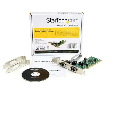 StarTech.com Tarjeta Adaptadora PCI de 2 Puertos Serie RS422/485 DB9 UART 161050 5