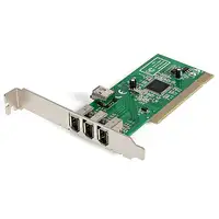StarTech.com Adaptador Tarjeta Controladora FireWire 400 PCI 4 Puertos
