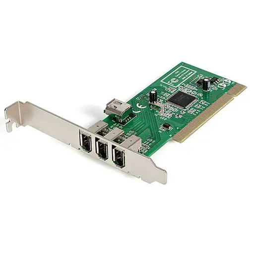 StarTech.com Adaptador Tarjeta Controladora FireWire 400 PCI 4 Puertos
