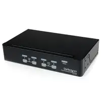 StarTech.com Conmutador Switch Profesional KVM 4 Puertos Vídeo VGA - USB