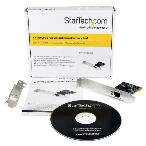 StarTech.com Adaptador Tarjeta de Red NIC PCI Express PCI-e de 1 Puerto Gigabit