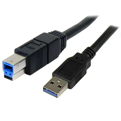 StarTech.com Cable USB 3.0 SuperSpeed Negro de 3 metros - A Macho a B Macho