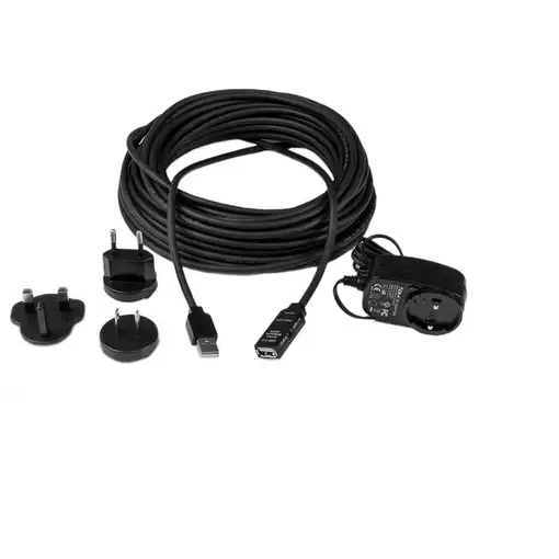 StarTech.com Cable 15m Extensión Alargador USB 2.0 Activo Amplificado - Macho a He