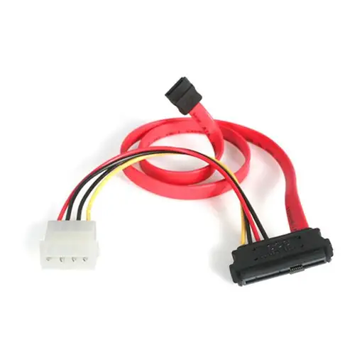 StarTech.com Adaptador Cable de 45cm Divisor SAS 29 Pines a Molex Macho LP4 y SATA
