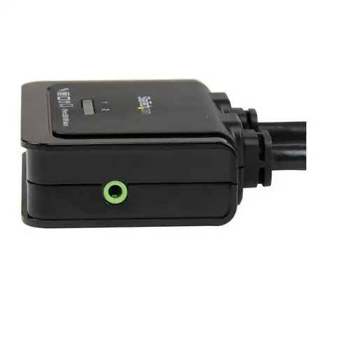 StarTech.com Conmutador Switch KVM 2 puertos HDMI USB Audio con Cables Integrados