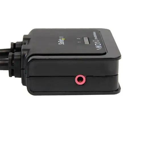 StarTech.com Conmutador Switch KVM 2 puertos HDMI USB Audio con Cables Integrados