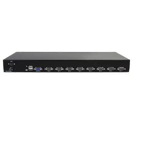StarTech.com Conmutador Switch KVM 8 Puertos de Vídeo VGA HD15 USB 2.0 USB A - 1U