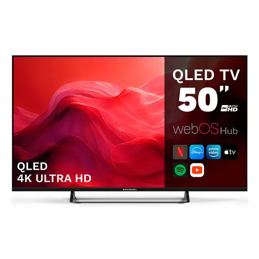 Televisor QLED 50" 4K Ultra HD Negro Smart QLED-5025W GRUNKEL