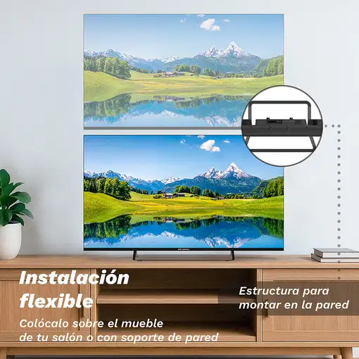 Televisor QLED 40'' Full HD Negro Smart QLED-4025W GRUNKEL