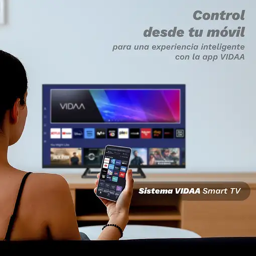 Televisor QLED 32" Full HD Negro Smart QLED-3225VD GRUNKEL