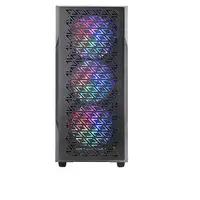 Mars Gaming MC-GEO, Caja Gaming ATX, 4x Ventiladores FRGB Rainbow 12cm, Panel Fron