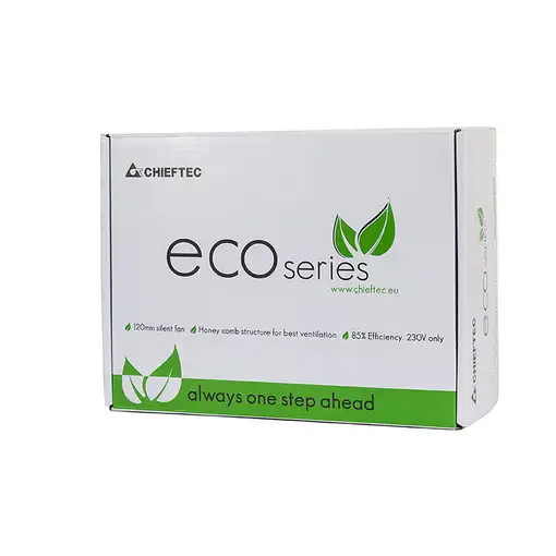 Chieftec GPE-600S unidad de fuente de alimentación 600 W 24-pin ATX PS/2 Negro