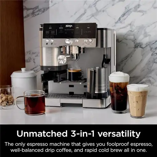 Cafeteras express Semi-automática Negro 2 L 1 cups ES601EU NINJA
