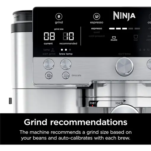 Cafeteras express Semi-automática Negro 2 L 1 cups ES601EU NINJA