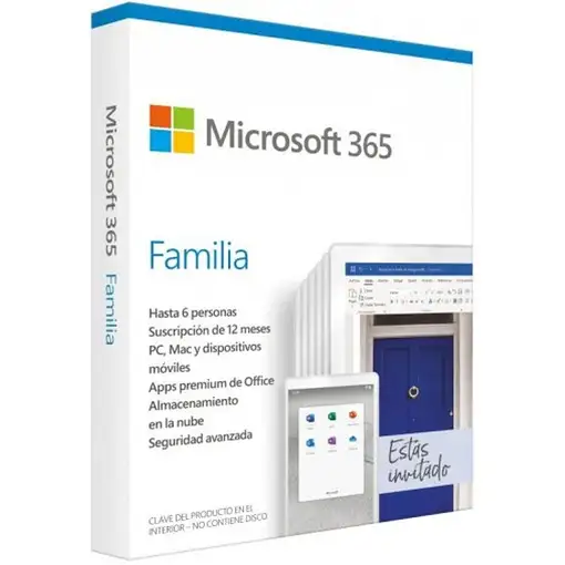 Microsoft Office 365 Home Office suite Completo 6 licencia(s) Español 1 año(s)