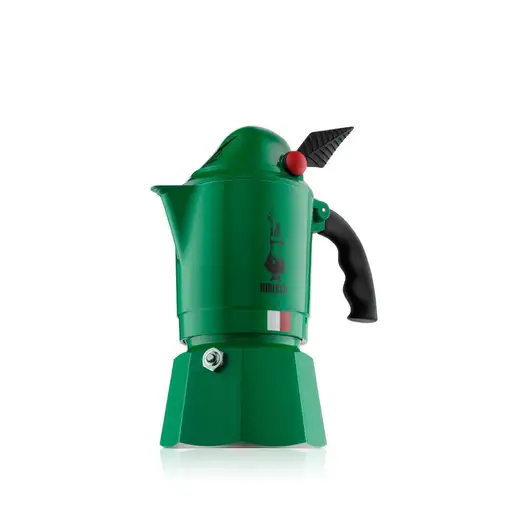 Cafeteras italianas Verde 3 cups 0002762/MR BIALETTI