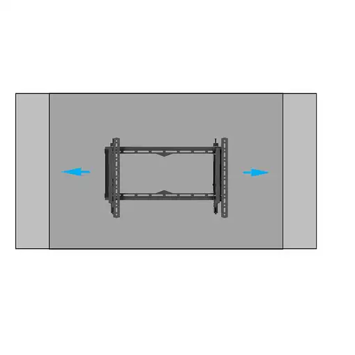 B-Tech BT8443/B soporte para TV 190,5 cm (75") Negro