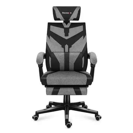 Huzaro Combat 5.0 Silla para videojuegos de PC Asiento de malla Negro, Gris